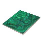 Carreau Motif Abstrait Glam Green Jaune de luxe (Côté)