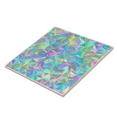 Carreau Motif Abstrait holographique (Côté)