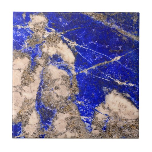 Carreau motif Abstrait Lapis bleu gris granit (Devant)
