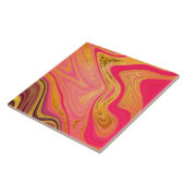 Carreau motif abstrait marbré (Côté)