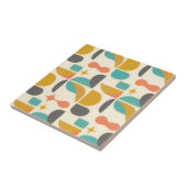 Carreau Motif Abstrait Moderne du Milieu du Siècle (Côté)