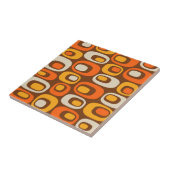 Carreau Motif Abstrait moderne du milieu du siècle (Côté)