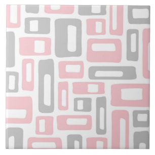 Carreau Motif Abstrait moderne du milieu du siècle