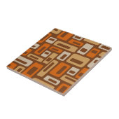 Carreau Motif Abstrait moderne du milieu du siècle (Côté)