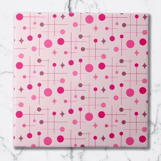 Carreau Motif Abstrait Moderne du Milieu du Siècle 29 Mage