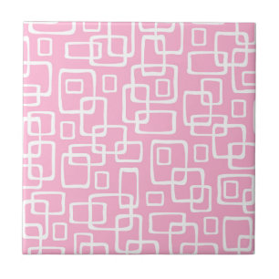 Carreau Motif Abstrait moderne rétro du milieu du siècle