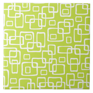 Carreau Motif Abstrait moderne rétro du milieu du siècle