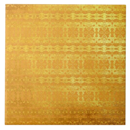 Carreau Motif abstrait or (Devant)