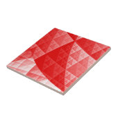 Carreau Motif abstrait rouge (Côté)