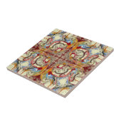 Carreau Motif Abstrait tiré à la main (Côté)