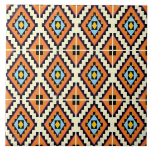 Carreau Motif abstrait tribal