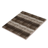 Carreau Motif Abstrait unique Brown et beige (Côté)