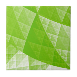 Carreau Motif abstrait verdoyant
