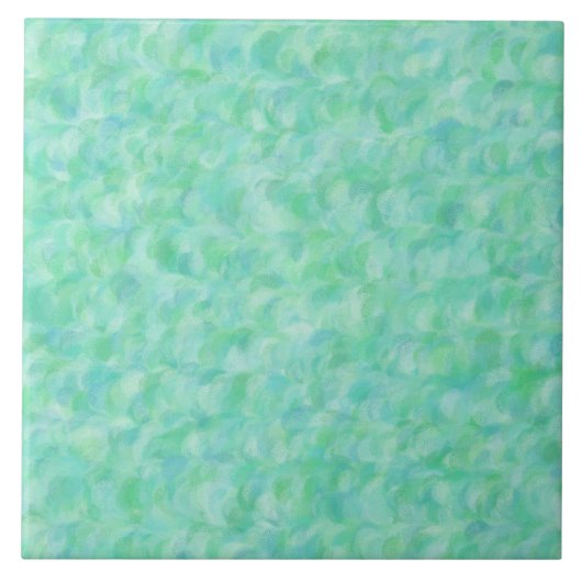 Carreau Motif Abstrait Vert (Devant)