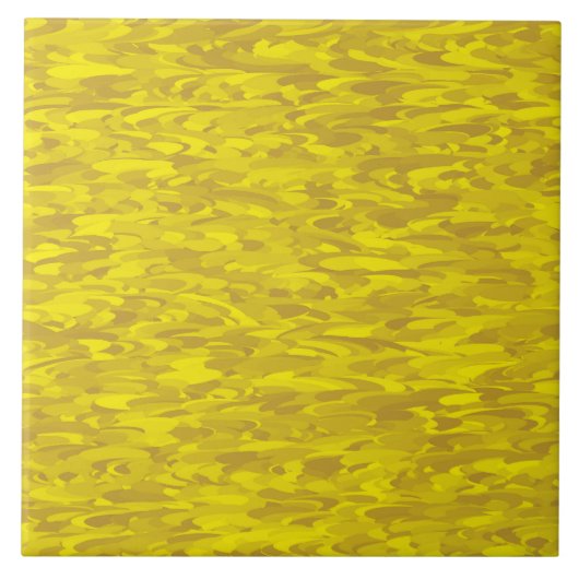Carreau Motif Abstrait Vert Jaune (Devant)