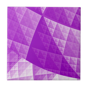 Carreau Motif abstrait violet