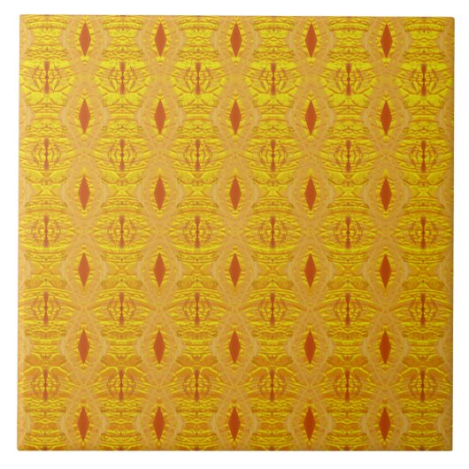 Carreau motif africain (Devant)