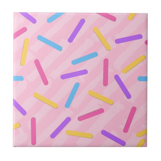 Carreau Motif Arc-en-ciel (Devant)