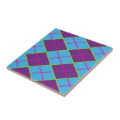 Carreau Motif Argyle Classique (Côté)