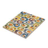 Carreau Motif atomique moderne du milieu du siècle (Côté)