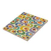 Carreau Motif atomique moderne du milieu du siècle (Côté)