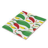 Carreau motif au piment (Côté)