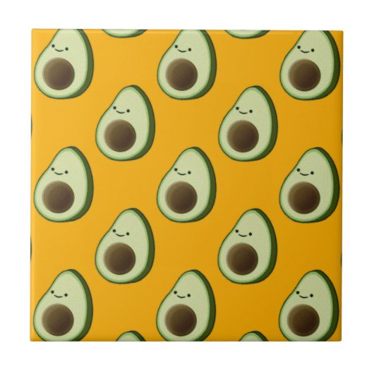 Carreau Motif Avocado (Devant)