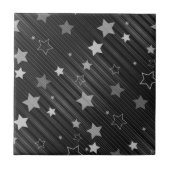 Carreau Motif Black Stars (Devant)