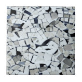 Carreau Motif blanc cassé gris (Devant)