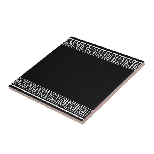 Carreau Motif blanc Grecian Frieze (Côté)