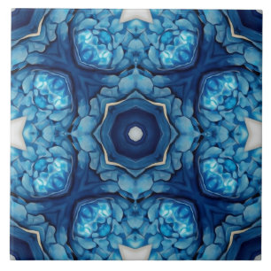 Carreau Motif bleu azur