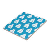 Carreau Motif bleu-clair de voilier (Côté)