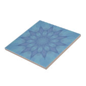 Carreau Motif bleu et turquoise 2 (Côté)