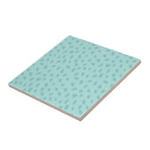Carreau Motif Bleu sarcelle (Côté)