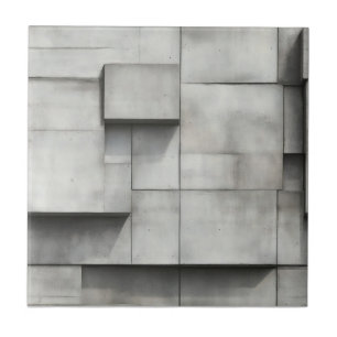Carreau Motif Blocs en béton