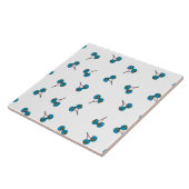 Carreau Motif Blue Cherry (Côté)