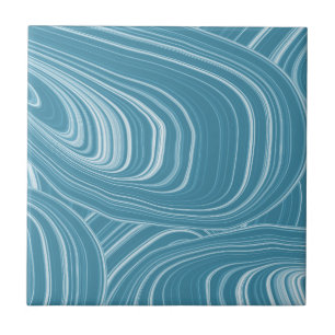 Carreau Motif Blue Modern Abstrait