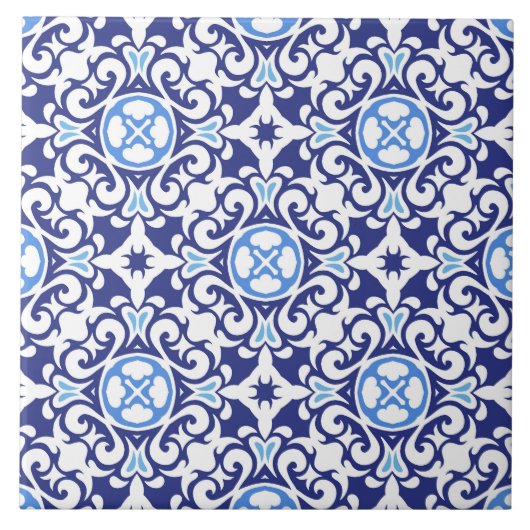 Carreau Motif Bohème Antique Classique (Devant)