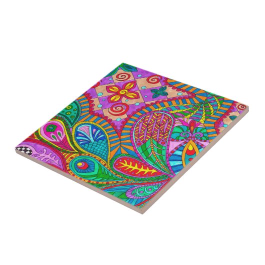 Carreau Motif Bohemian Boho MOD (Côté)