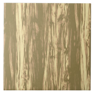 Carreau Motif bois flotté - marron cacao et beige