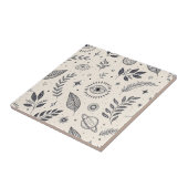 Carreau Motif botanique céleste (6) (Côté)