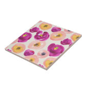 Carreau Motif botanique d'aquarelle (Côté)