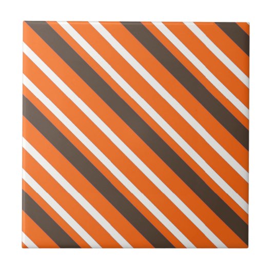 Carreau Motif Brown orange trié (Devant)