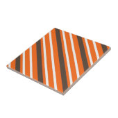 Carreau Motif Brown orange trié (Côté)