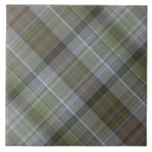 Carreau Motif brun gris vert de plaid (Devant)