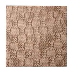 Carreau Motif Bubble Knit Stitch par Shirley Taylor