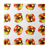 Carreau Motif Burger (Devant)