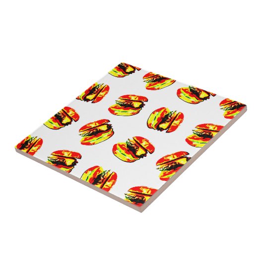 Carreau Motif Burger (Côté)