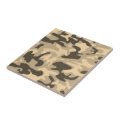 Carreau Motif Camouflage Beige Désert (Côté)