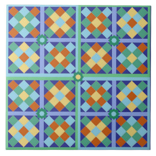 Carreau Motif carré marocain